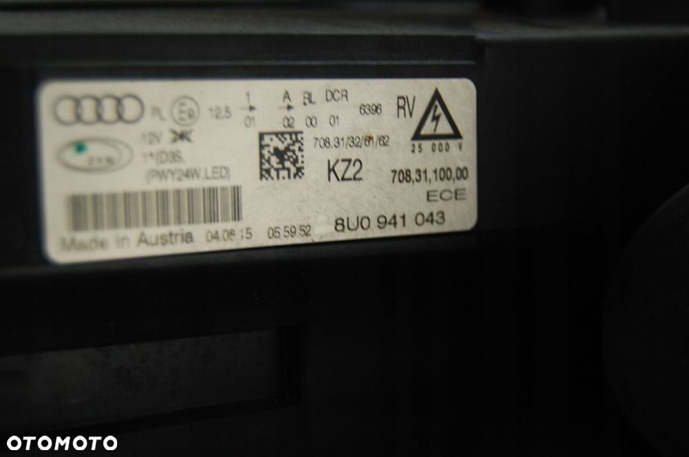 REFLEKTOR BIXENON LED AUDI Q3 8U 8U0 2011-2014 OE - 3