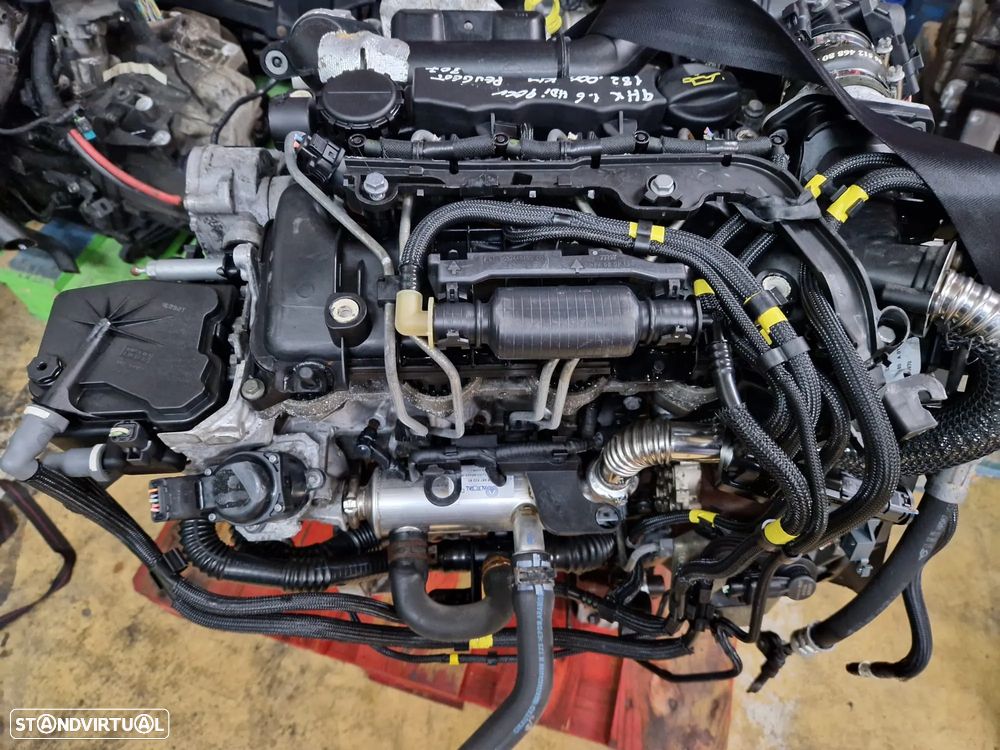 Motor usado 9HX PEUGEOT 307 1.6 HDI 90CV 207 206 308 3008 PARTNER CITROEN C4 C5 407 MINI FORD MAZDA - 4
