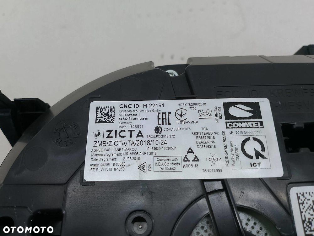 LICZNIK VW GOLF VII 5G1920741D  5G1260211 1.6 TDI - 9