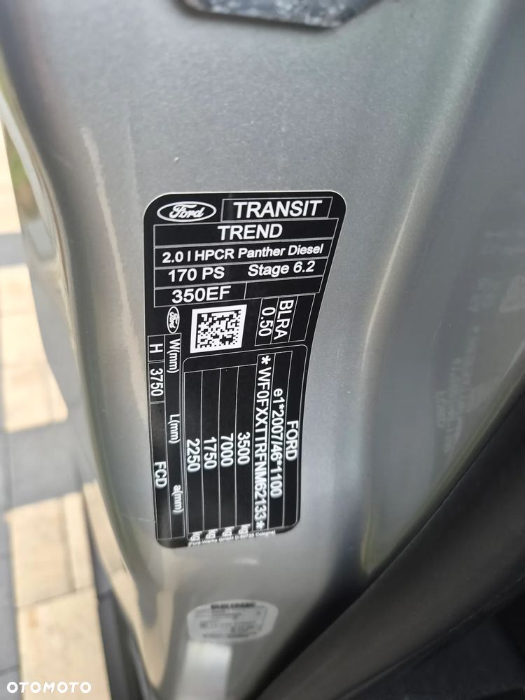 Ford FORD TRANSIT 170 MAX BRYGADÓWKA SPROWADZAONY KLIMA 3500KG HAK - 26