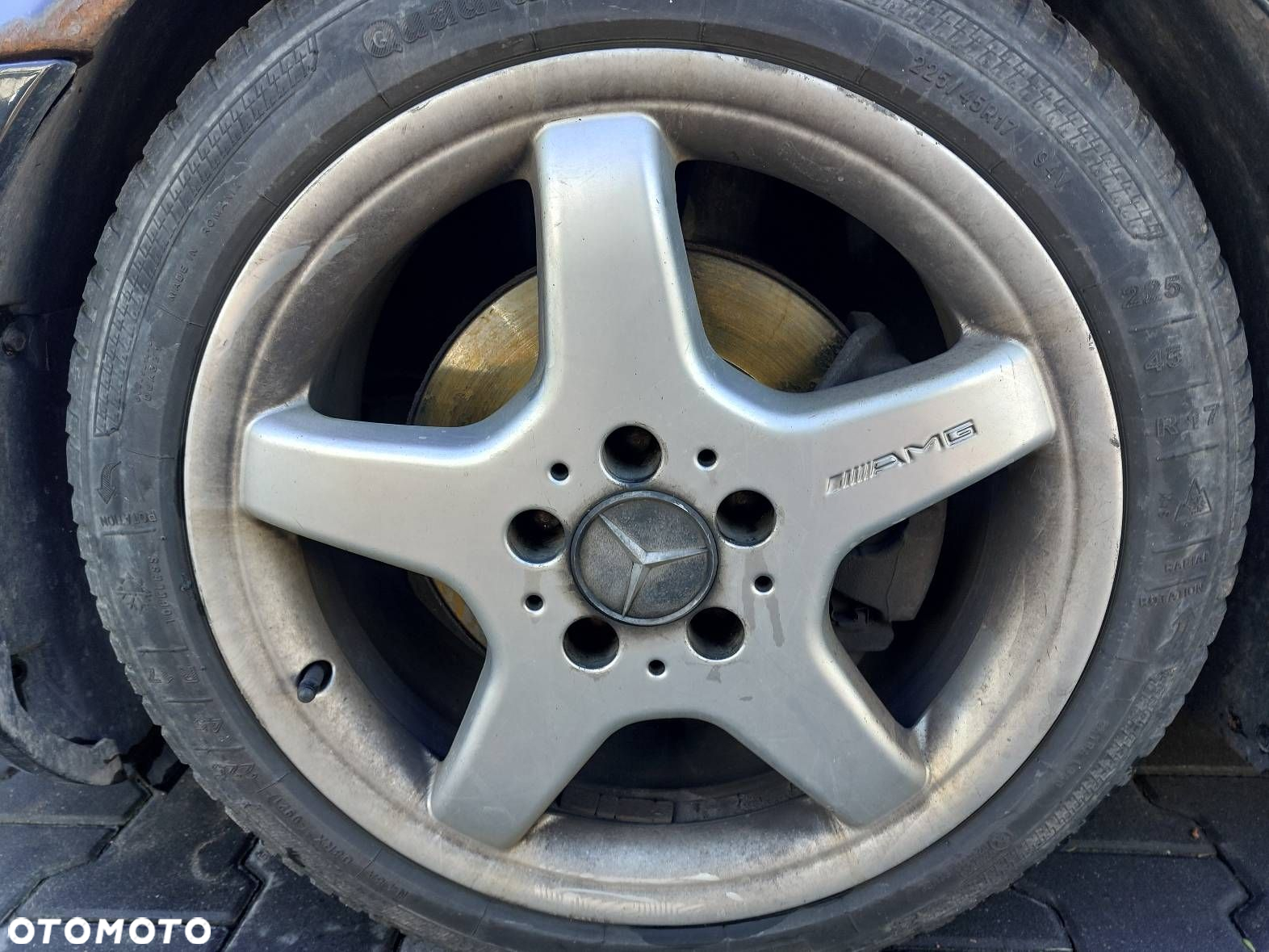 FELGI ALUMINIOWE 4SZT FI 66.6 5x112 17'' MERCEDES-BENZ W203 C180 - 5