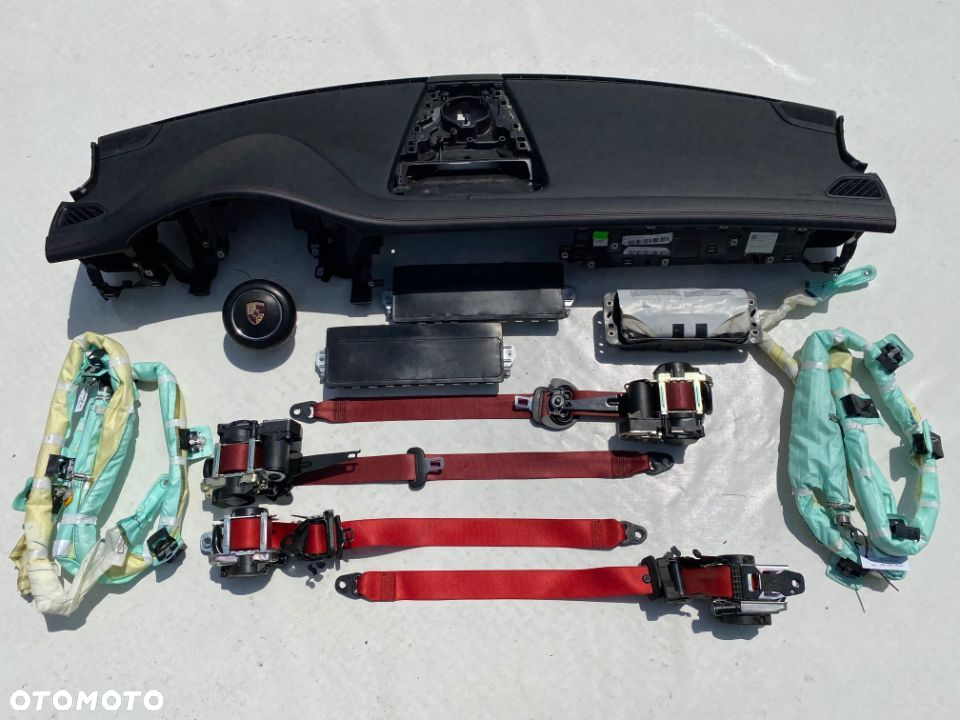 PORSCHE CAYENNE 9Y 9Y0 880 741  9Y0 880 742 PODUSZKA AIRBAG KURTYNA LEWA PRAWA DESKA PAS PASY FOTELA - 10