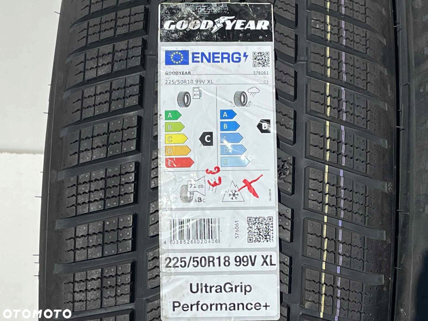 OPONY ZIMOWE GOODYEAR ULTRA GRIP PERFORMANCE  225/50/18 99V XL NOWE 2023R - 5