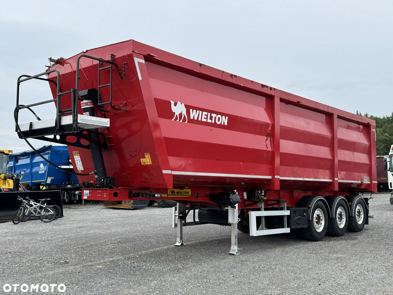 Wielton HARDOX STALOWA DO ZŁOMU 50m Oś Podnoszona Złomówka Stan Bdb - 12