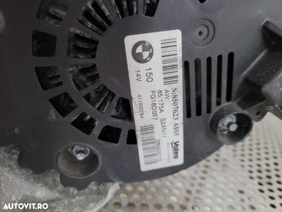 Alternator BMW F10 F11 F30 F31 F34 F20 F21 E90 E91 E60 Etc. 2.0 D N47 150A Cod - 6