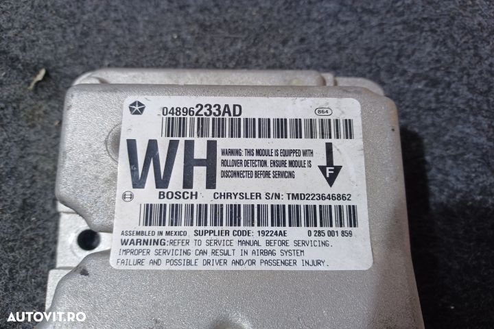 Calculator airbag 04896233AD TMD223646862 0285001859 Jeep Grand Chero - 4