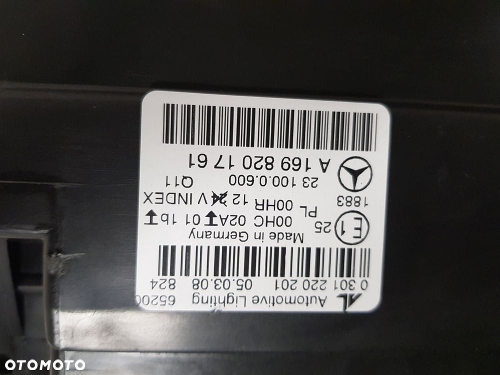 IDEALNA LAMPA LEWA PRZEDNIA PRZÓD REFLEKTOR MERCEDES B-KLASA W245 05-11 EUROPA A1698201761 KOMPLETNA - 9