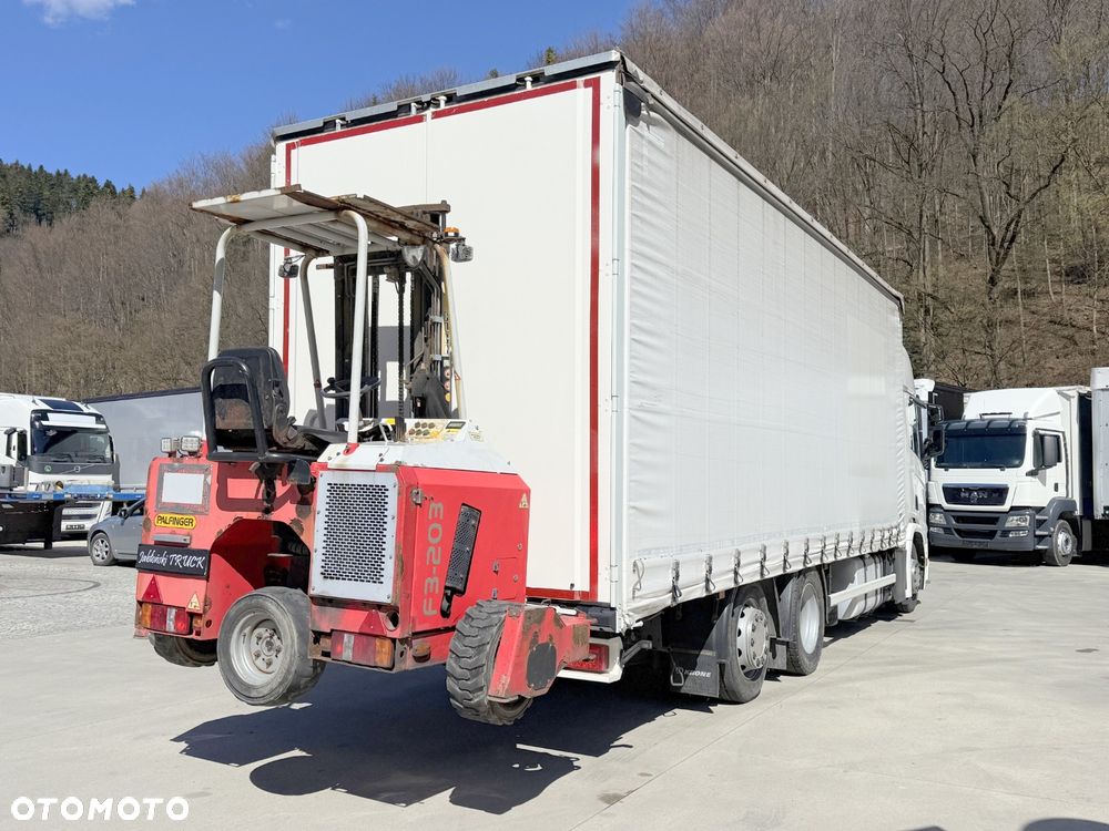 Scania R410 // 6x2 // 7,7m // Wózek Palfinger F3-203PX // Zawiesie // Dach podnoszony // Oś podnoszona // - 17