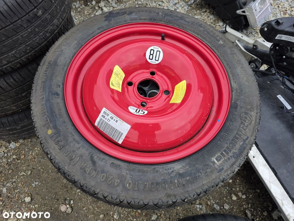 KOŁO ZAPASOWE DOJAZDOWE DOJAZDÓWKA 4X108 125 85 R16 PEUGEOT 208 2008 308 3008 5008 - 1