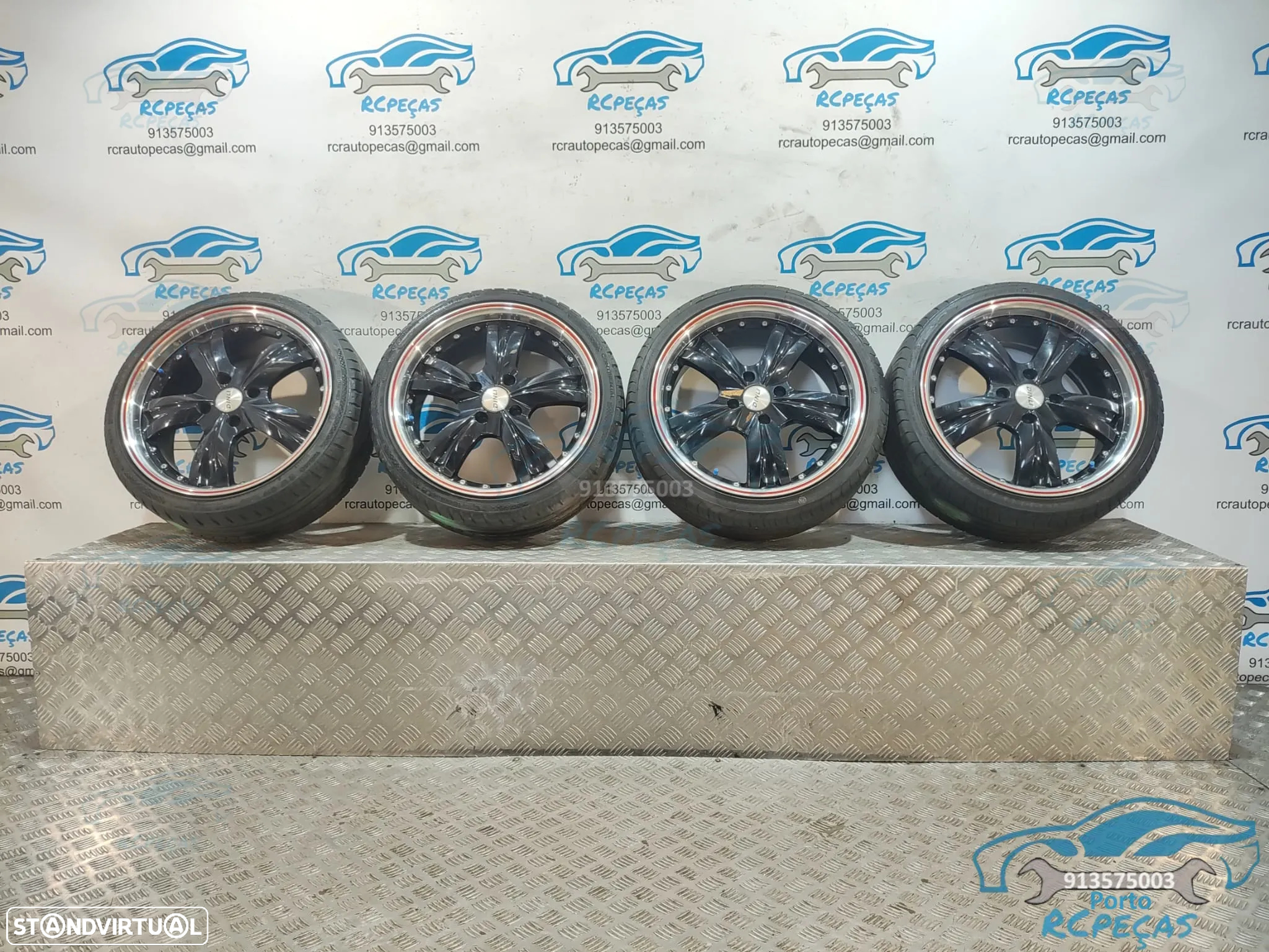Jantes 17" HRS 4x100 - 7J | ET40 - 195 40 17 | Mini | Cooper | Aba | Polida | One | S | JCW | SD | Polegadas | Jante - 2
