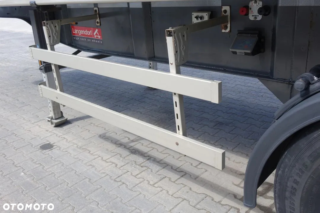 Langendorf WYWROTKA 48 m3 / WIBRATOR /  OSIE SAF / OŚ PODNOSZONA / ALUMINIOWE FELGI / SZYBER ZBOŻOWY / PLANDEKA / KLAPODRZWI - 25