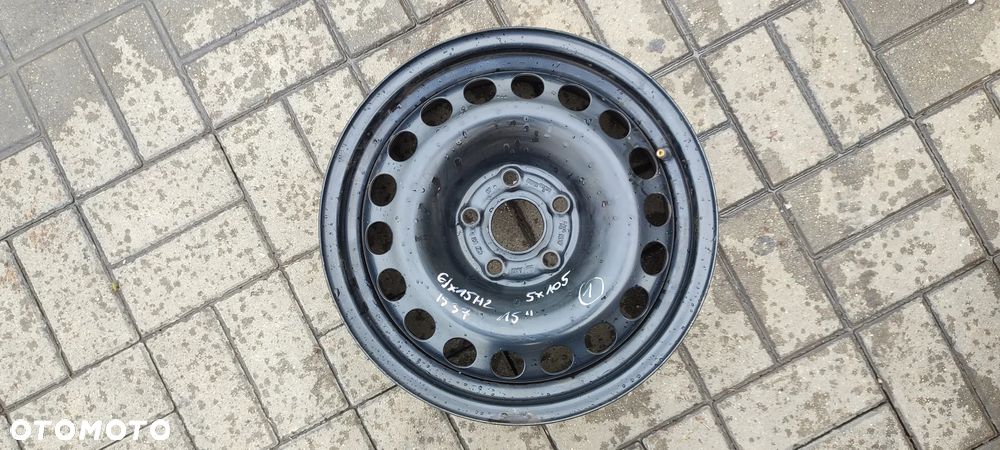 FELGI STALOWE 5x105 6Jx15 CALI ET37 ASTRA J ASTRA K KOMPLET 4 SZTUKI - 2
