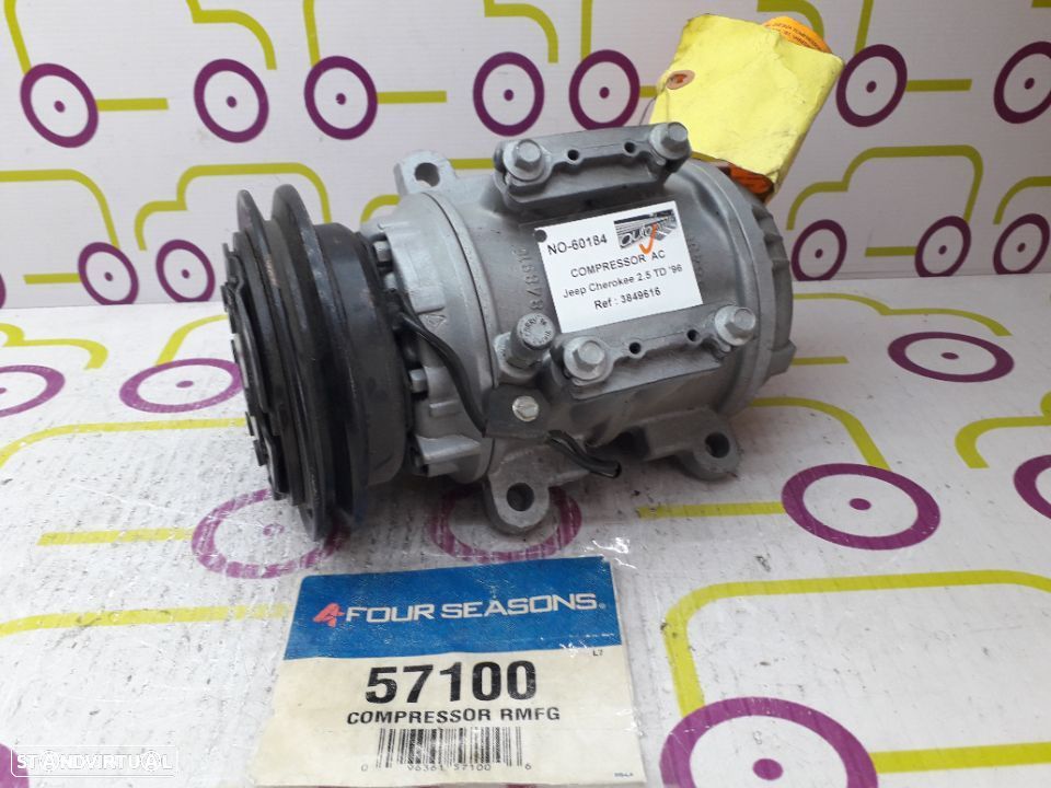 Compressor AC Jeep Cherokee 2.5 TD 116Cv de 1996 - Ref: 3849616 - NO60184 - 1