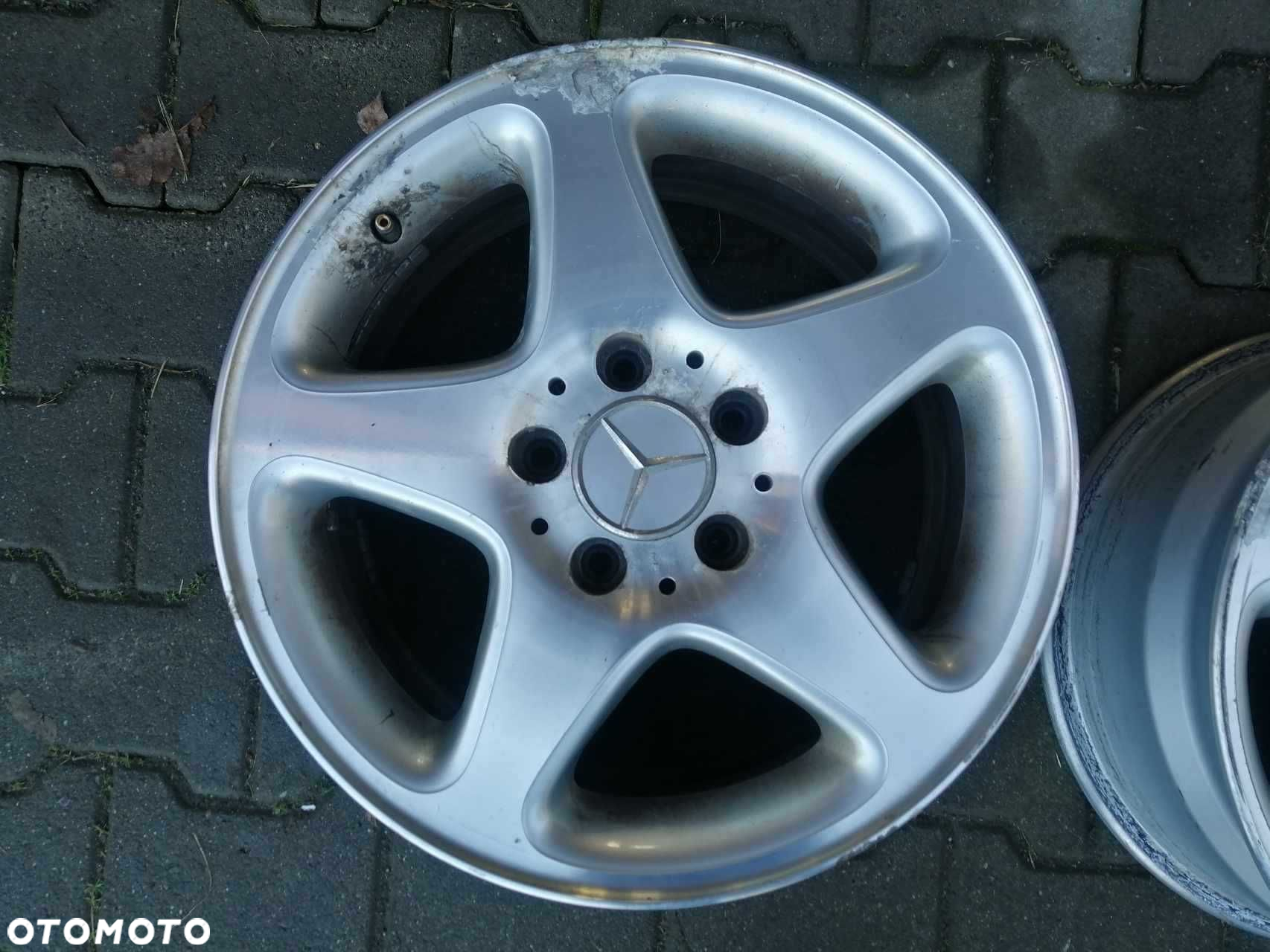 Felgi Mercedes 16 cali aluminiowe rozstaw 5x112 oryginał komplet - 7