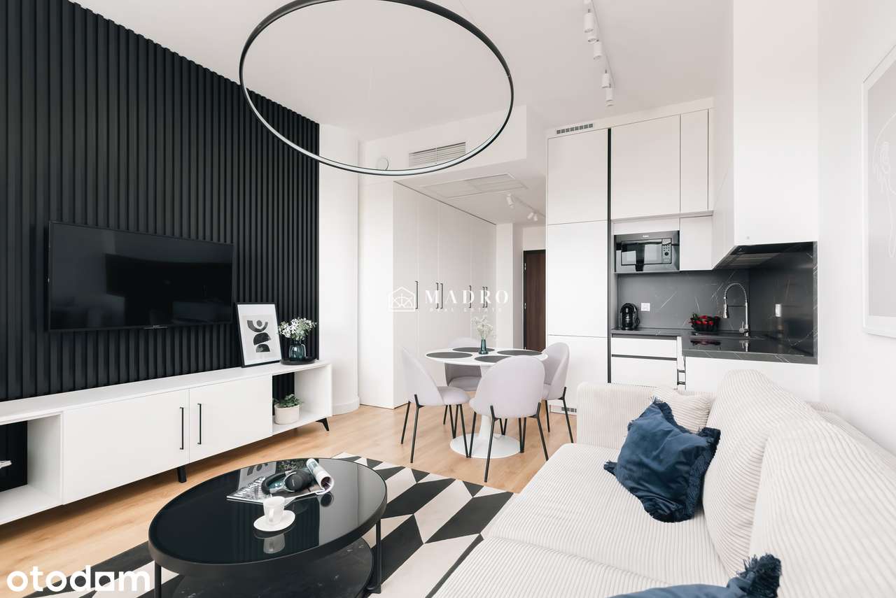 Nowoczesne, umeblowane i wyposażone studio w Hanza Tower | 7 piętro