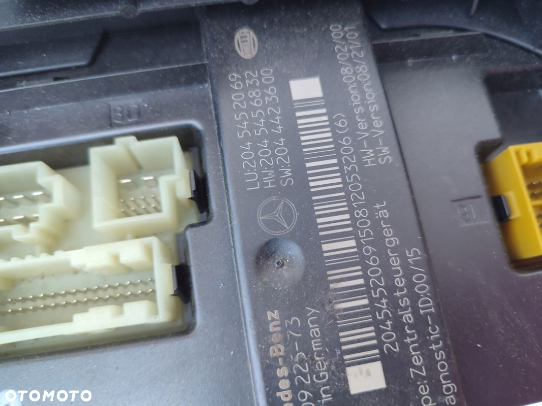 Moduł sterownik skrzynka SAM MERCEDES GLK X204 EUROPA 204545069 - 5