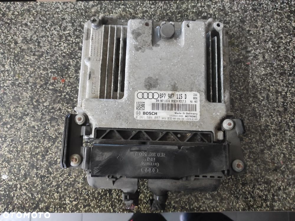 KOMPUTER STEROWNIK SILNIKA 1.8 TSI TFSI CDAA 8P7907115D BENZIN MED17.5 0261S04087 AUDI A3 8P LIFT  WYSYŁKA !!!! - 1