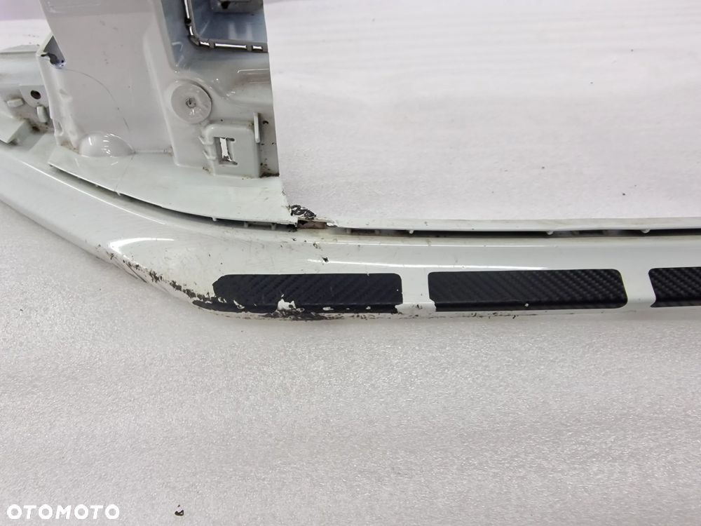 VW POLO 6C0 LIFT 13-17 ZDERZAK PRZEDNI PRZÓD NA SPRYSKI + 4X PDC , ŁADNY , BIAŁY , NR 6C0807221 , NR AUKCJI NZ744 - 7