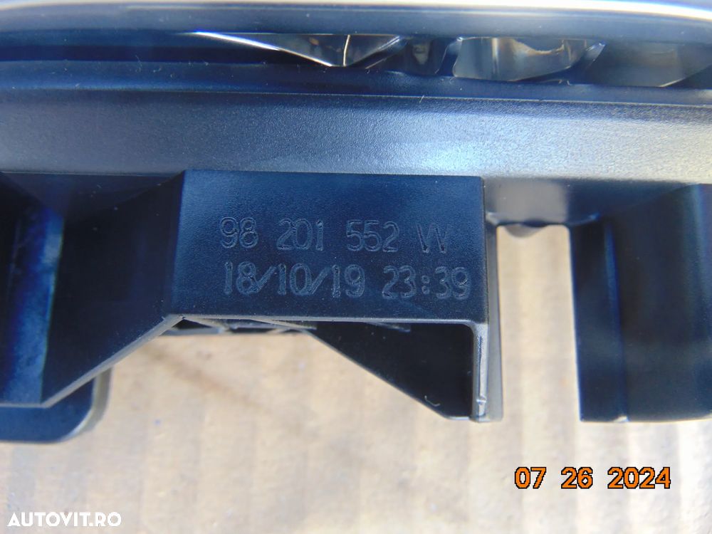 Maner usa interior Peugeot 208 dupa 2019 manere usi fata spate stanga dreapta interioare - 5