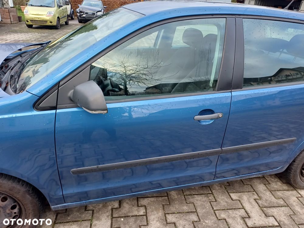 DRZWI LEWE VOLKSWAGEN POLO 9N LA5K PRZÓD TYŁ LIFT - 3