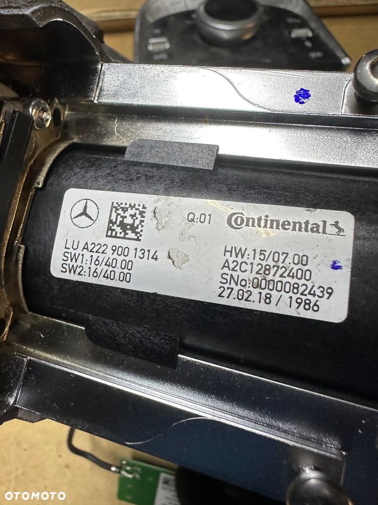 MERCEDES S 222 AMG 63 s lift s coupé c 217 cup Hölder ładowarka indukcyjna podłokietnik gniazdo USB touch pad idrive mmi panel wydechu aktywnego - 4