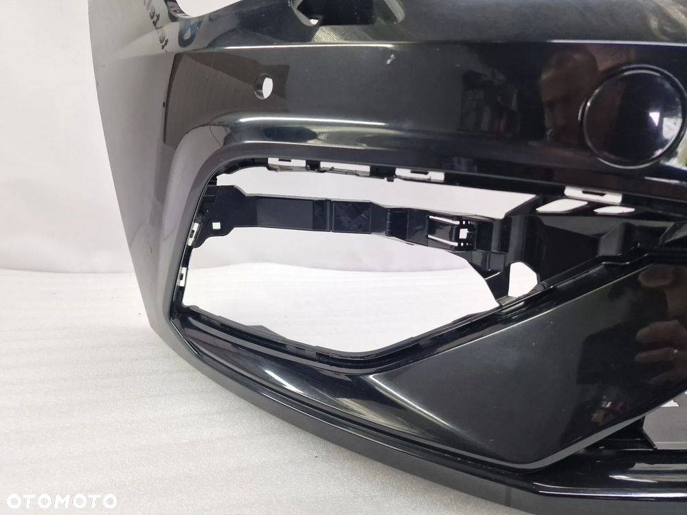SEAT LEON 3 III 5F0 LIFT FR ZDERZAK PRZEDNI PRZÓD NA SPRYSKI + 4X PDC , NR 5F0807221AB , NR AUKCJI NZ1210 - 9