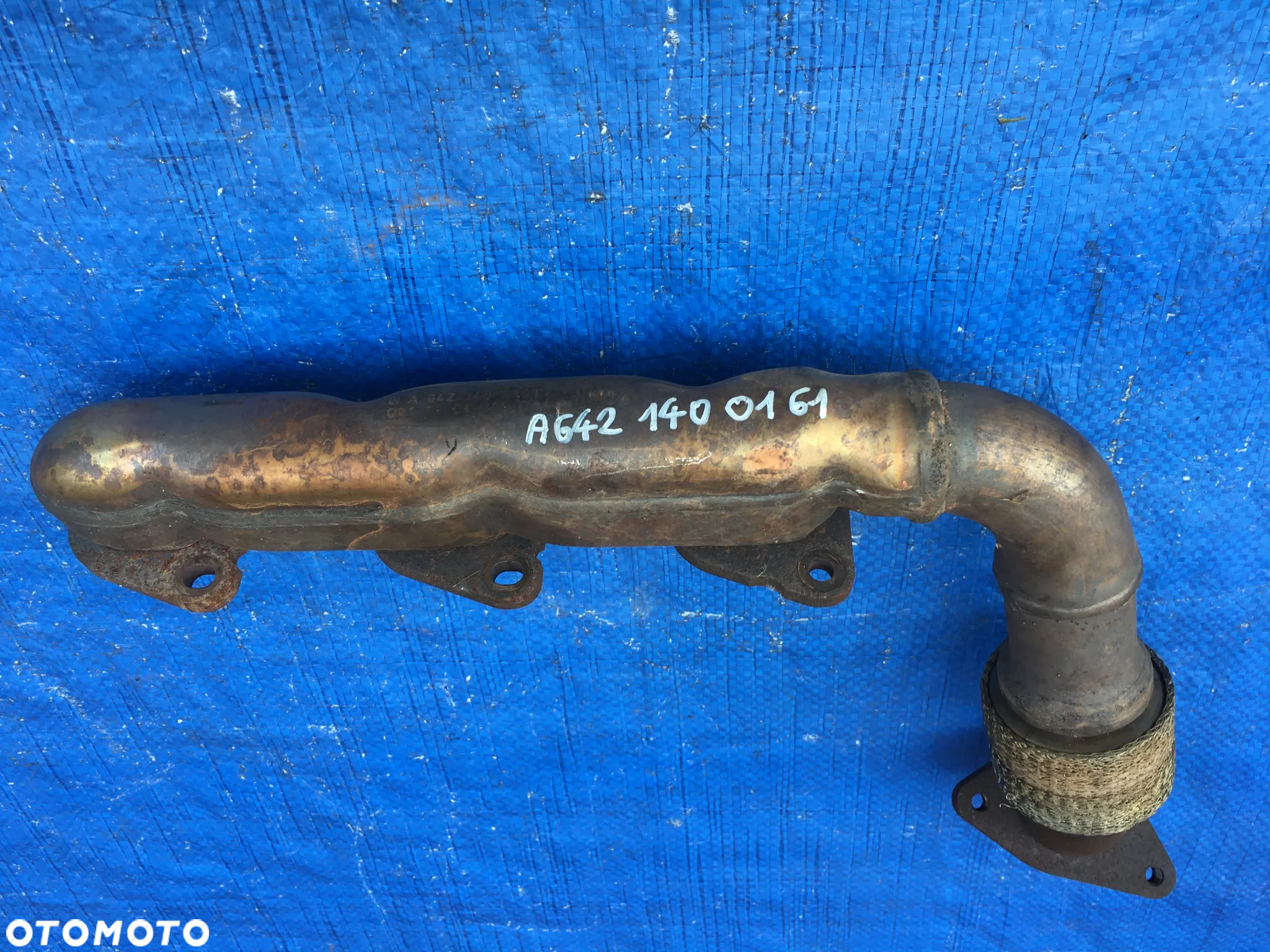 Mercedes W211 W219  3.0 V6 CDI Kolektor Wydechowy  Lewy 2008r A6421400161 - 3
