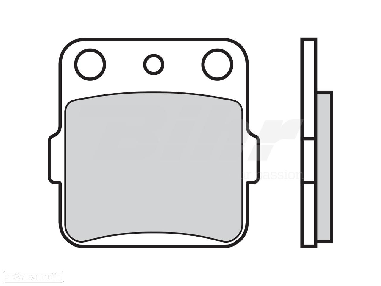 07ho2205 - pastilhas de travão orgânicas brembo 07ho2205 - 1