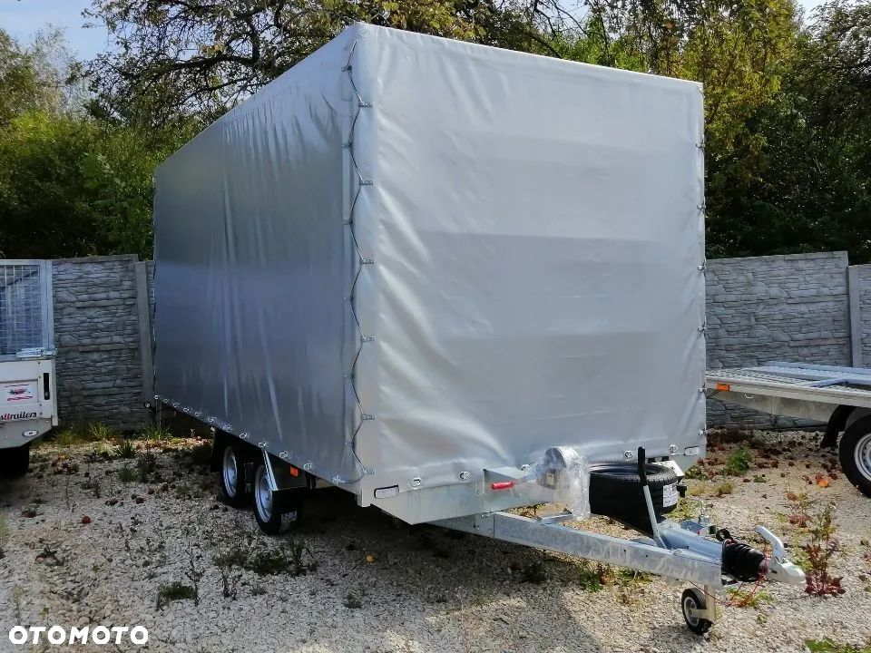 Besttrailers Przyczepa samochodowa WARIOR ze stelażem i plandeką PRODUCENT - 4