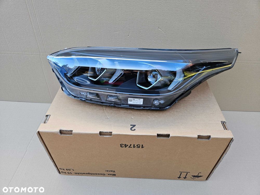 KIA CEED III LIFT 21- lampa lewa przód reflektor FULL LED 92101J7500  14 PIN zielona kostka - 1