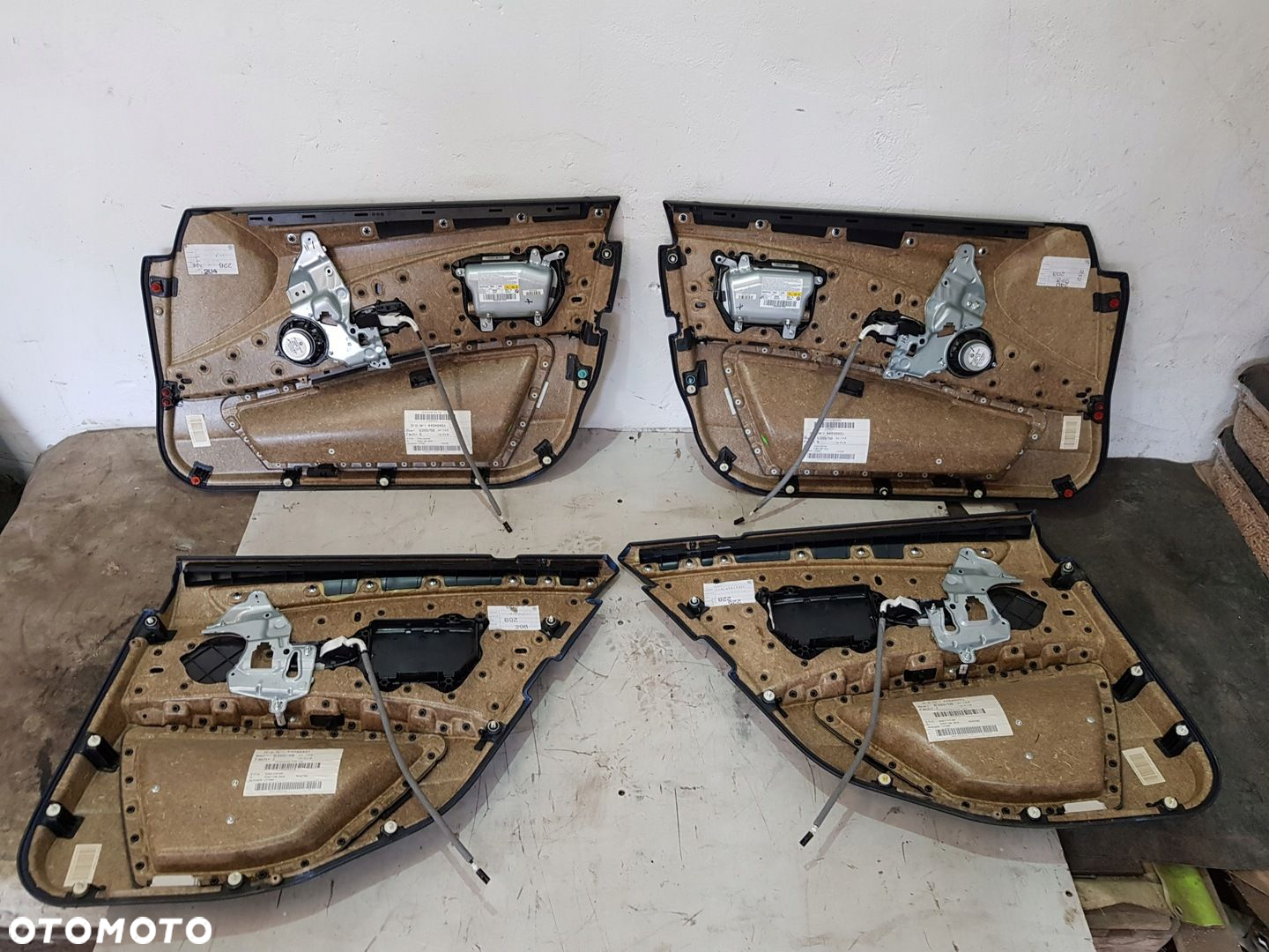 BOCZKI TAPICERKA DRZWI SKÓRA BMW E61 LCI EUR KOMPLET - 10