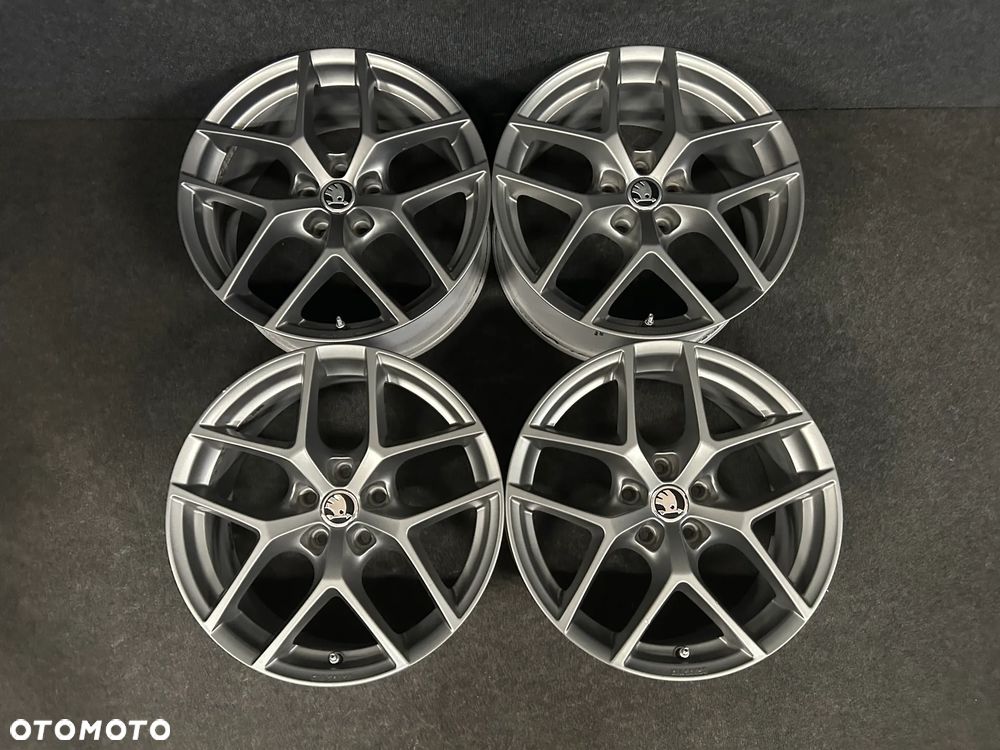 Alufelgi Skoda Superb III, Kodiaq, Karoq, Octavia III, IV, VW Passat B8, Tiguan 18 cali 5x112 4szt. ładne! - 3