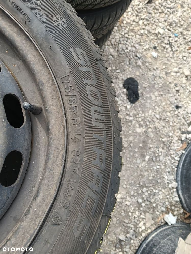 Koła zimowe stalowe ford fiesta 5,5x14 et 37,5 4x108 175/65/14 vredestein 2022r. - 5