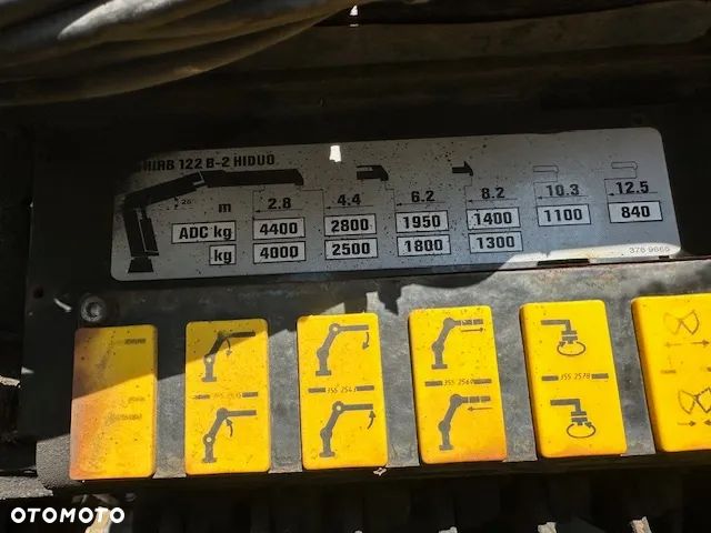 Mercedes-Benz ATEGO 1527 Euro6 HDS HIAB XS 122 pilot wyjscie na rotor, wywrotka - 12