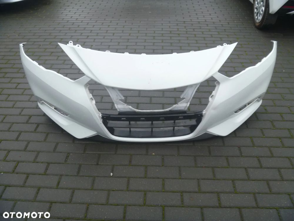 NISSAN MICRA K14 LIFT ZDERZAK PRZEDNI ORYGINAŁ ŁADNY - 7