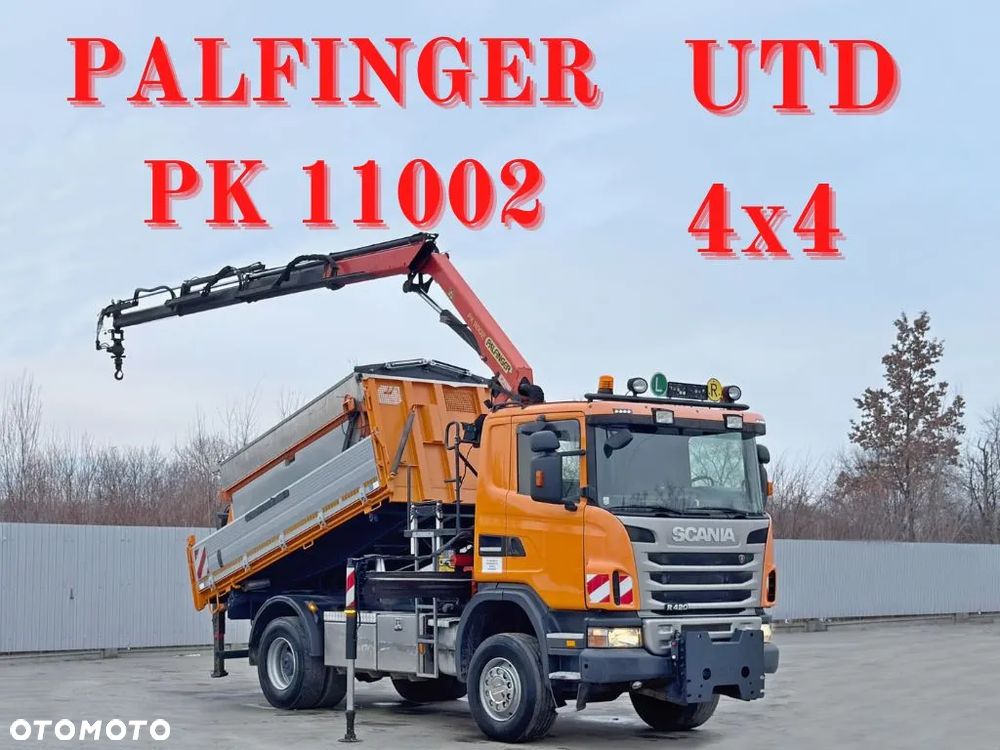 Scania R 420 * SKRZYNIA 4,15 m + PK 11002 + PILOT + PIASKARKA W KOMPLECIE - 1