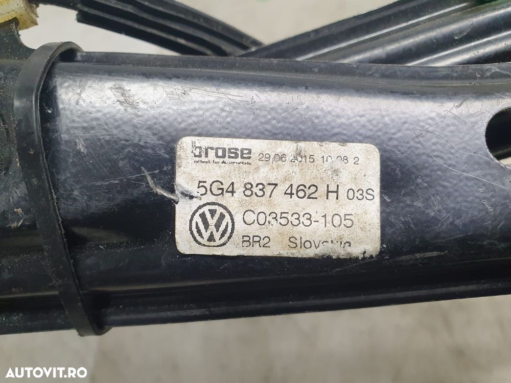 Macara dreapta fata 5g4837462h Volkswagen VW Golf 7 [2012 - 2017] - 3