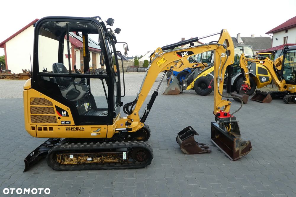 Caterpillar 301,7D Z NIEMIEC DWIE ŁYŻKI - 7