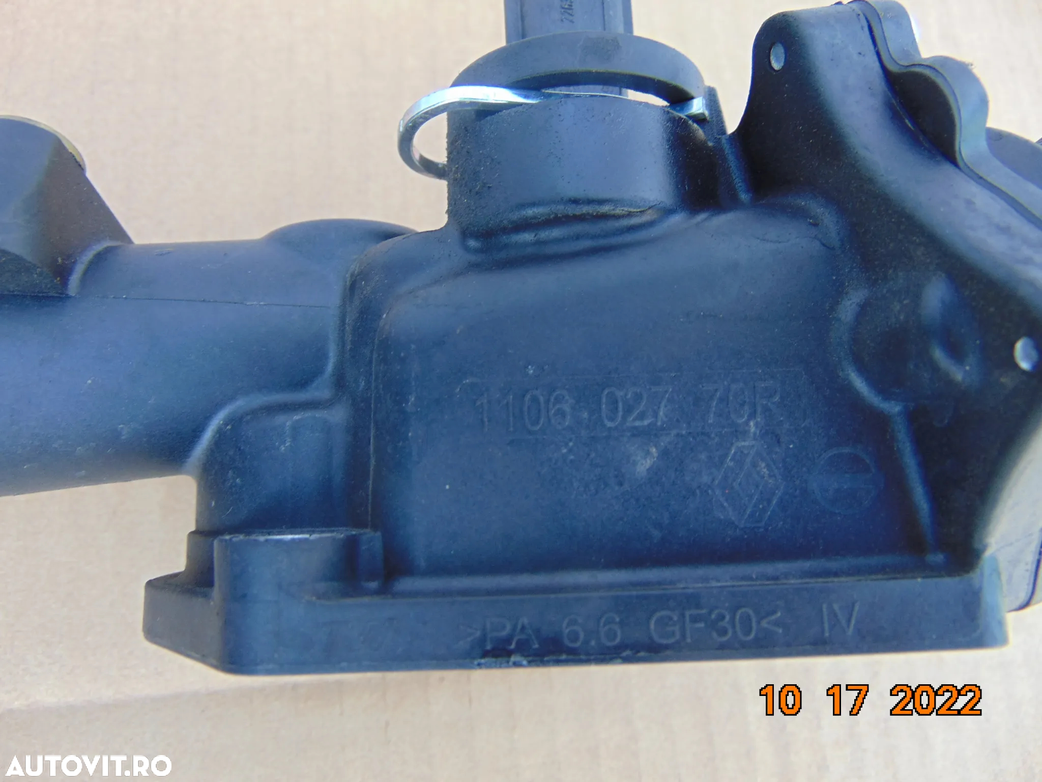 carcasa Termostat Dacia 1.5 euro 6 Duster Logan Sandero Lodgy Dokker Nissan Micra Qashqai Renault C - 2