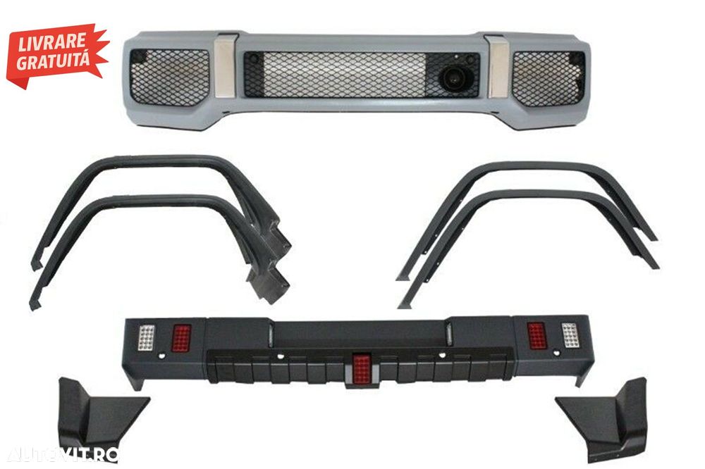 Pachet Exterior Mercedes G-Class W463 (1989-2018) G63 G65 Design cu Prelungiri Ari- livrare gratuita - 1