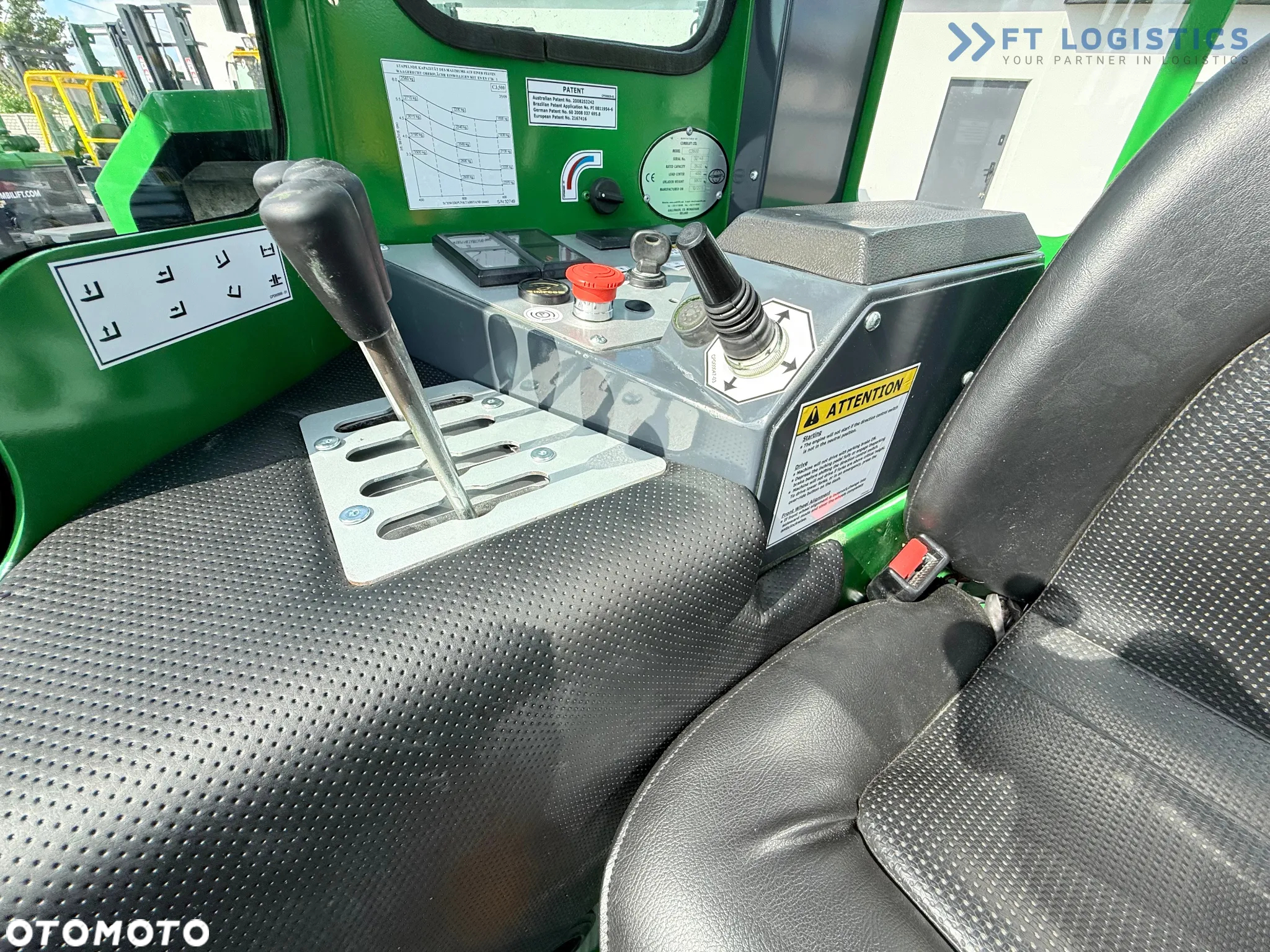 Combilift C3500 / DUPLEX 4100MM / GAS / WYSUWNE WIDŁY / KABINA / OGRZEWANIA + KLIMATYZACJA / JAK NOWY - 16