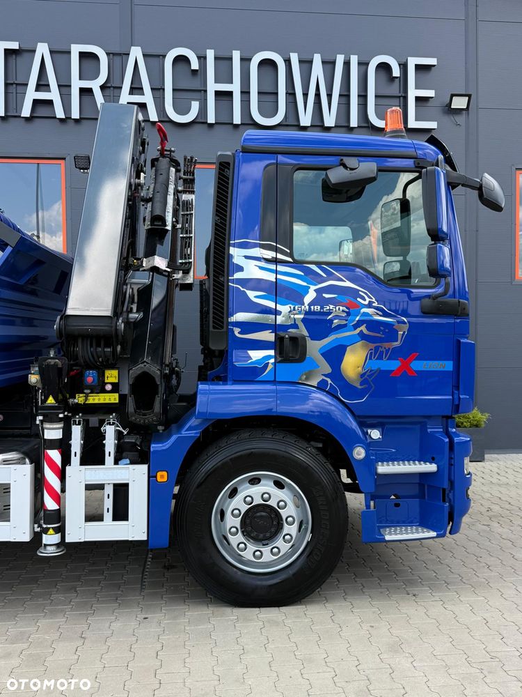 MAN TGM TGL TGS 18.250 // E6 // Klimatyzacja //  wywrotka + HDS HMF z pilotem // 4x2 // budowlanka // kiper wywrot żuraw dzwig kran crane - 27