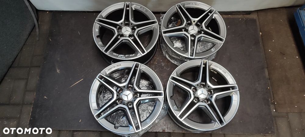 FELGI 5x112 7.5Jx18 CALI ET33,5 AMG 1774013800 MERCEDES W177 A KLASA E KLASA I INNE KOMPLET 4 SZTUKI - 1