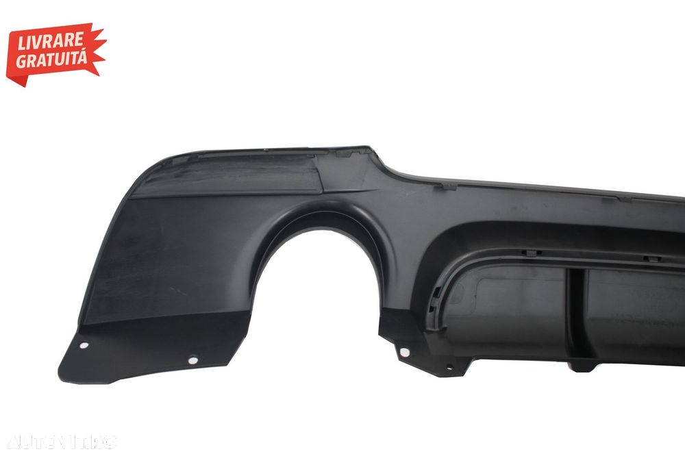 Difuzor Bara Spate Cu Evacuare Dubla BMW 3 Series E92 E93 (2006-2013) M Design- livrare gratuita - 6