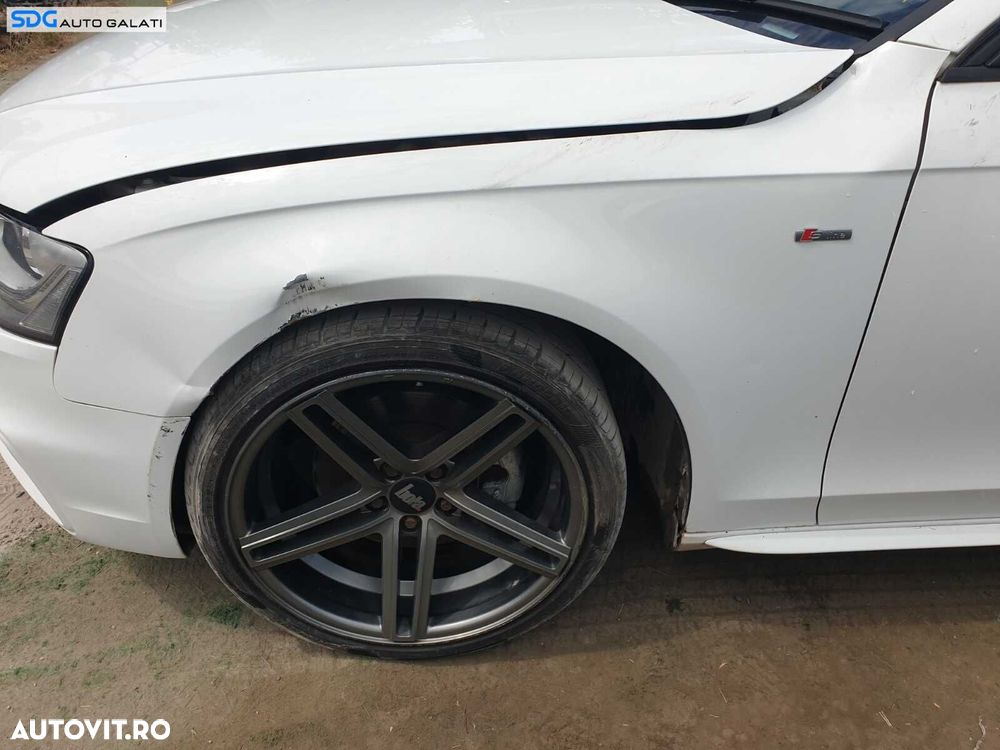 Aripa Stanga Fata cu Defect Audi A4 B8 B8.5 FL Facelift 2012 - 2016 Culoare LY9C [C5442] - 1
