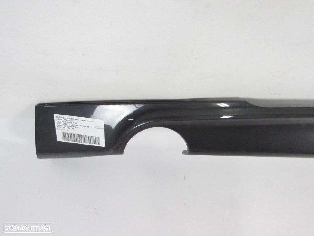 Difusor parachoques M Trás Seminovo/ Original BMW 3 (F30, F80)/BMW 3 Touring (F3... - 4