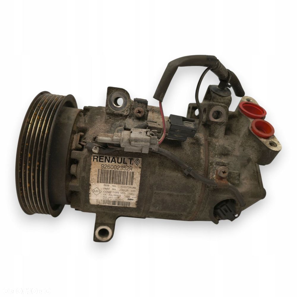 SPRĘŻARKA KLIMATYZACJI Renault Kangoo II Megane III 1.5 dCi 926002352R - 4