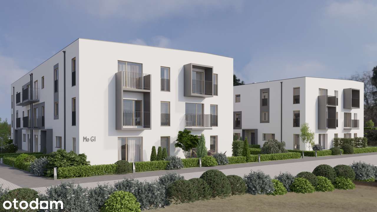 NOWE mieszkanie z ogródkiem Mogilno / 42,2 m² + ogródek 28,8 m²
