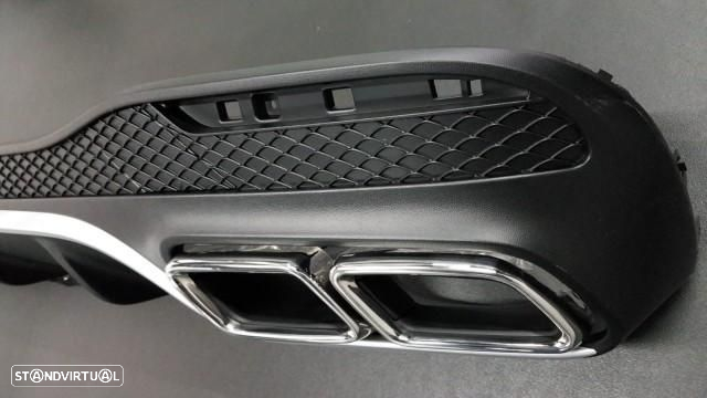 Difusor com Ponteiras Mercedes GLE W166 (2012 A 2014) SUV AMG - 5