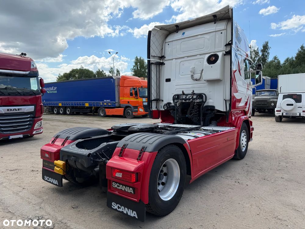 Scania R450 RETARDER / LED / KLIMA POSTOJOWA / MIKROFALA / ALUFELGI / ZBIORNIKI 1200 L / FULL SPOJLERY / NAWIGACJA / ŚLICZNA SCANIA / OD NOWOŚCI SPALANIE TYLKO 27 L / 11.2016 ROK !! - 5